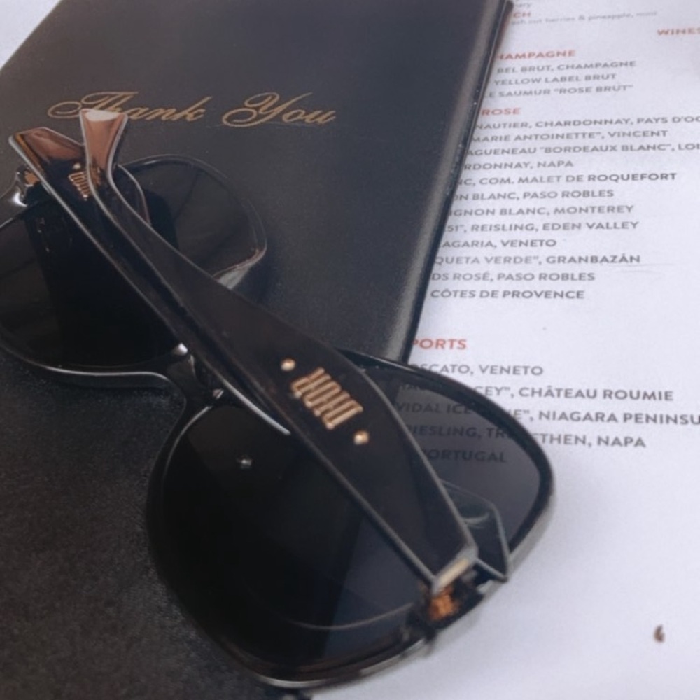 Dior Black and Gold Sunglasses